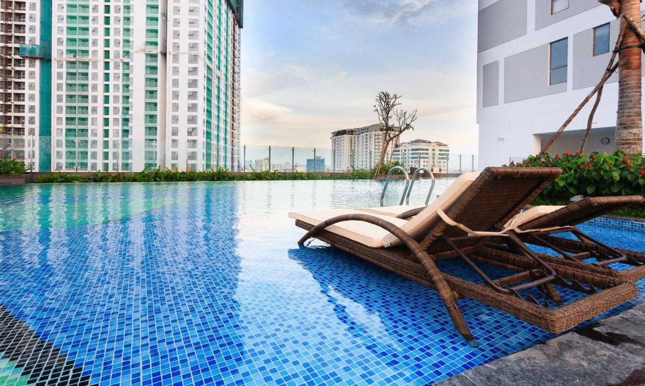 River Inn Apartment With Pool & Gym โฮจิมินห์ซิตี้ ภายนอก รูปภาพ